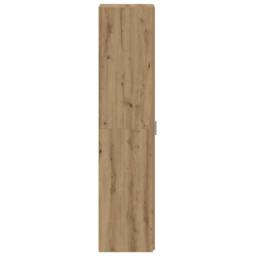 Berkfield Home Highboard Artisan Oak 40x42.5x185 cm Engineered Wood in Brown - thumbnail 7