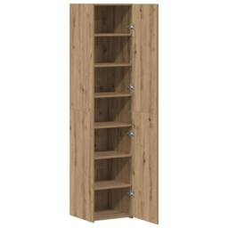Berkfield Home Highboard Artisan Oak 40x42.5x185 cm Engineered Wood in Brown - thumbnail 5