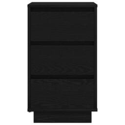 Berkfield Home Durable Bedside Cabinet with LED Lights¬†Black 38x34x65 cm in Black - Size: 38 x 34 x 65 cm - thumbnail 7