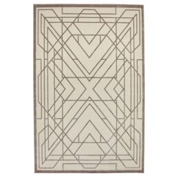The Rug Shop UK Geometric Cheque Viscose Easy To Grey Clean Latex Back Rug - Size: 120 cm x 180 cm - thumbnail 8