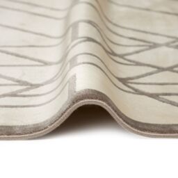 The Rug Shop UK Geometric Cheque Viscose Easy To Grey Clean Latex Back Rug - Size: 120 cm x 180 cm - thumbnail 6