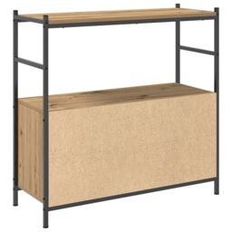 Berkfield Home Book Cabinet Artisian Oak 80x30x78, 5 cm Engineered Wood in Brown - thumbnail 5