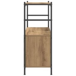 Berkfield Home Book Cabinet Artisian Oak 80x30x78, 5 cm Engineered Wood in Brown - thumbnail 7