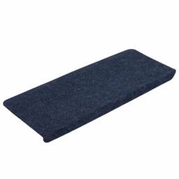 Berkfield Home Stair Mats Self-adhesive 15 pcs 65x24.5x3.5 cm Blue - Size: Medium - thumbnail 3