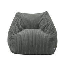 rucomfy Beanbags rucomfy Indoor Large Snuggle Bean Bag Chair - Adults Jumbo Cord in Grey - thumbnail 3