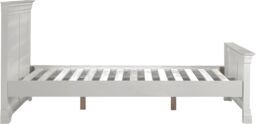 Seconique Bordeaux 5' Bed High Foot End (Part Assembled) in Light Grey - Size: King - thumbnail 3