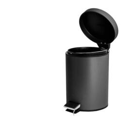 Havendro 3L Black KITCHEN BATHROOM TOILET PEDAL BIN - thumbnail 1