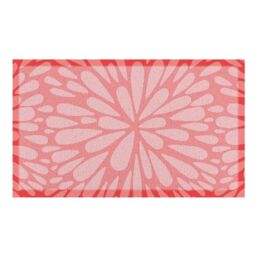 Artsy Mats Pink Petals Indoor & Outdoor Doormat - 70x40cm - Size: 40 cm x 70 cm - thumbnail 2