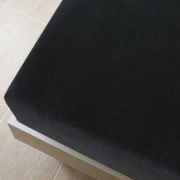 Berkfield Home Jersey Fitted Sheets 2 pcs Black 160x200 cm Cotton - thumbnail 4
