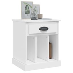 Berkfield Home Bedside Cabinets 2 pcs White 43x36x50 cm - Size: 43 x 36 x 50 cm - thumbnail 4