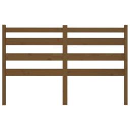 Berkfield Home Beautiful Bed Headboard Honey Brown 206x4x100 cm Solid Wood Pine - Size: 206 x 4 x 100 cm - thumbnail 4