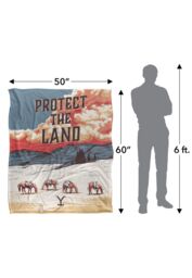 Yellowstone Protect The Land Silky Touch Super Soft Throw Blanket 152 X 127 cm in White - thumbnail 5