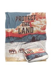 Yellowstone Protect The Land Silky Touch Super Soft Throw Blanket 152 X 127 cm in White - thumbnail 2