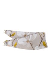 Homescapes Anita Floral Tie Back Pair in Yellow