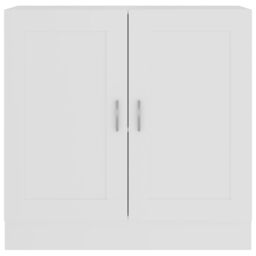 Berkfield Home Book Cabinet White 82.5x30.5x80 cm Engineered Wood - thumbnail 5