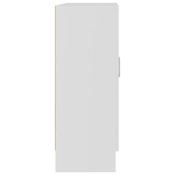 Berkfield Home Book Cabinet White 82.5x30.5x80 cm Engineered Wood - thumbnail 6