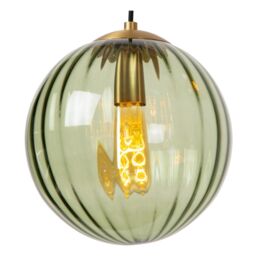 Lucide 'MONSARAZ' Dimmable Adjustable Stylish Retro Indoor Pendant Lamp 1xE27 in Green - thumbnail 3