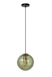 Lucide 'MONSARAZ' Dimmable Adjustable Stylish Retro Indoor Pendant Lamp 1xE27 in Green - thumbnail 2
