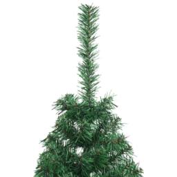 Berkfield Home Artificial Half Christmas Tree with Stand Green 120 cm PVC - thumbnail 5