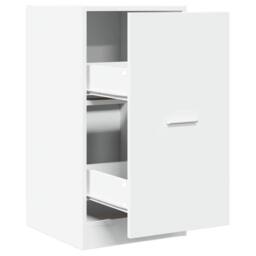 Berkfield Home Elegant Apothecary Cabinet White 40x41x77.5 cm Engineered Wood - thumbnail 3
