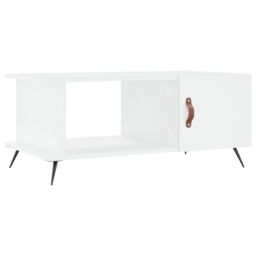 Berkfield Home Coffee Table White 90x50x40 cm Engineered Wood - Size: 90 x 50 x 40 cm - thumbnail 2