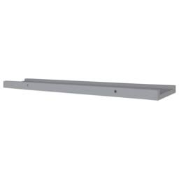 Berkfield Home Picture Frame Ledge Shelves 2 pcs Grey 80x9x3 cm MDF - Size: 80 x 9 x 3 cm - thumbnail 6