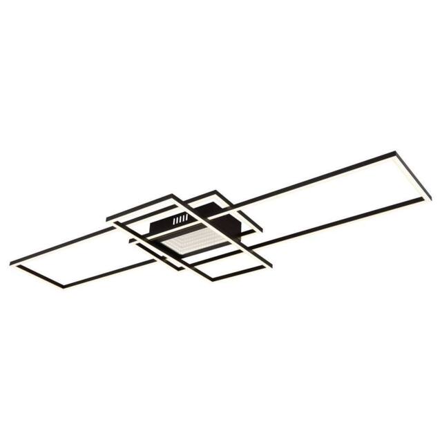 Netlighting Saunders Semi Ceiling Light Black 111x42cm LED Dimmable 2700-6500K - Size: 111x42 cm - image 1