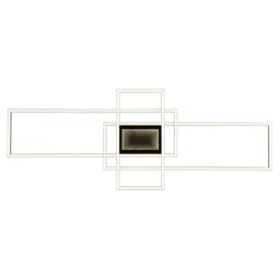 Netlighting Saunders Semi Ceiling Light Black 111x42cm LED Dimmable 2700-6500K - Size: 111x42 cm - thumbnail 4