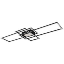 Netlighting Saunders Semi Ceiling Light Black 111x42cm LED Dimmable 2700-6500K - Size: 111x42 cm - thumbnail 2