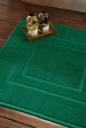 CHRISTY 'Brixton' Luxury 100% Cotton Bath Mats in Emerald - thumbnail 1