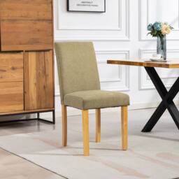 Artemis Home Almont Fabric Dining Chairs - Set of 2 in Pale Green - Size: 2 Pack - thumbnail 2