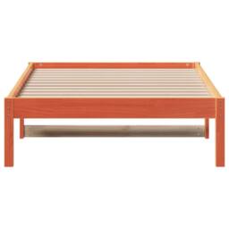 Berkfield Home Beautiful Day Bed without Mattress Wax Brown 90x200 cm Solid Wood Pine - thumbnail 4