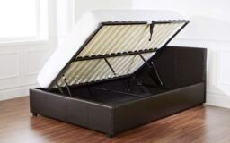 KOSY KOALA Ottoman Storage Black Faux Leather Bed Side Lift 3ft Single Bed Frame - thumbnail 6