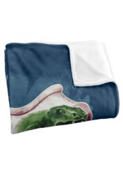 Warner Brothers Harry Potter Hogwarts Crest Wash Blanket 152 x 127 cm in White - thumbnail 3