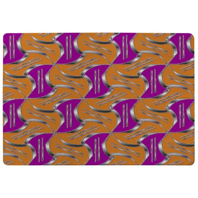 Benjamin Tate Design Geo Metalic Shapes Rug in Natural - Size: Large - image 1
