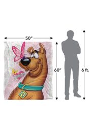 Warner Brothers Scooby Doo Officially Licensed Silky Touch Super Soft Throw Blanket 152 x 127 cm in White - thumbnail 5
