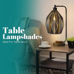 EONLION Easy Fit Lamp Shades for Modern Ceiling Lights in Black - thumbnail 5