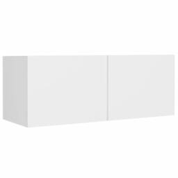 Berkfield Home 8 Piece TV Cabinet Set White Engineered Wood - thumbnail 5