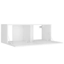 Berkfield Home 8 Piece TV Cabinet Set White Engineered Wood - thumbnail 6