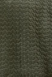 Bianca 'Attica Velvet' Embroidered Bedspread in Green - thumbnail 2