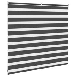 Berkfield Home Zebra Blind Black 155x100 cm Fabric Width 150.9 cm Polyester - thumbnail 4