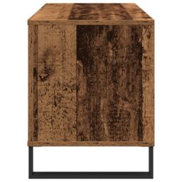 Berkfield Home Record Cabinet Artisan Oak 100x38x48 cm Engineered Wood in Brown - Size: 100 x 38 x 48 cm - thumbnail 7