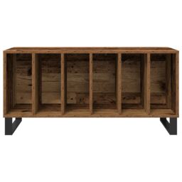 Berkfield Home Record Cabinet Artisan Oak 100x38x48 cm Engineered Wood in Brown - Size: 100 x 38 x 48 cm - thumbnail 6