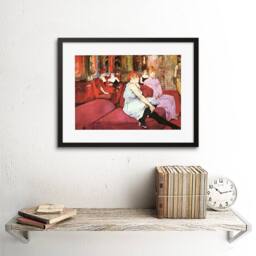 "Artery8 Painting Toulouse-lautrec Moulin Rouge 12x16"" Framed Art Print in Red - Size: W12"" x H16""" - thumbnail 2