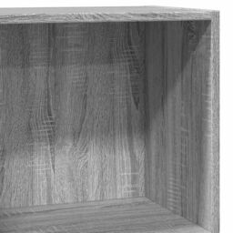 Berkfield Home Bookcase Grey Sonoma 40x24x76 cm Engineered Wood - Size: 40 x 24 x 76 cm - thumbnail 7