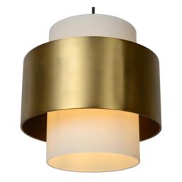 Netlighting Firmin Classic Pendant Light Ø 30cm 1xE27 Matt Gold Brass - thumbnail 6