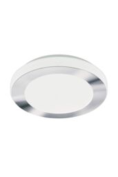 Eglo LED Carpi Chrome Steel Ceiling Light in Metallic Silver - thumbnail 1