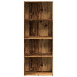 Berkfield Home Bookcase Old Wood 60x30x152 cm Engineered Wood in Brown - Size: 60 x 30 x 152 cm - thumbnail 4
