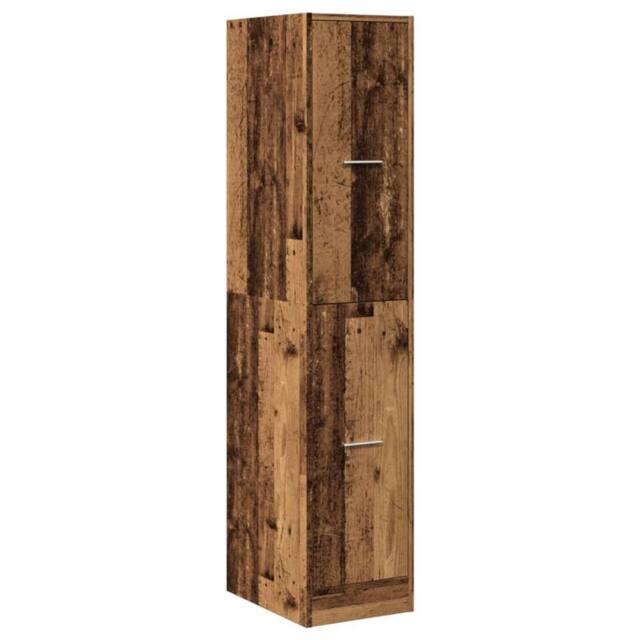 Berkfield Home Elegant Apothecary Cabinet Old Wood 30x41x144.5 cm Engineered Wood in Brown - image 1