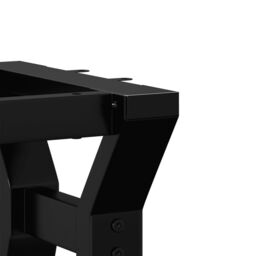 Berkfield Home Coffee Table Legs Y-Frame 70x60x43 cm Steel in Black - Size: 70 x 60 x 43 cm - thumbnail 7